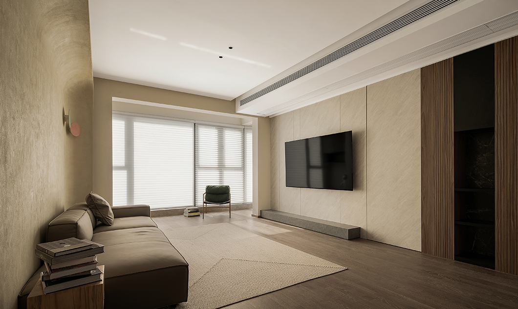 极简私宅，大地色系，舒适自然