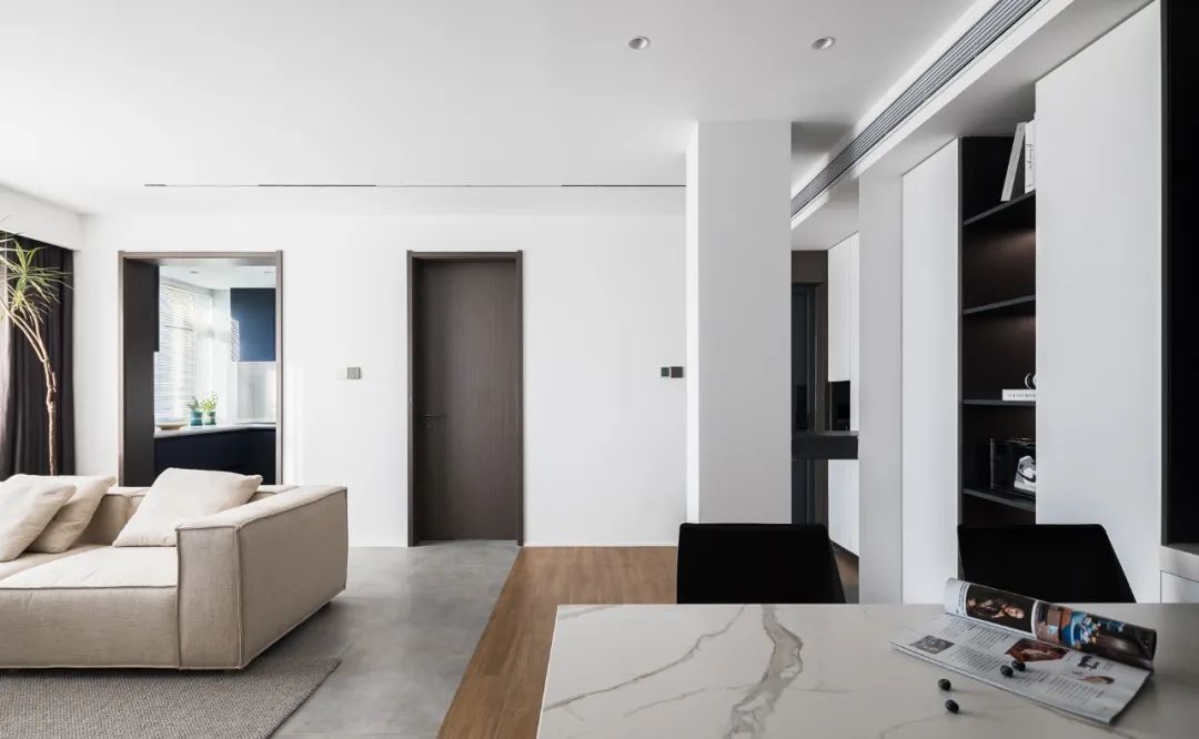 119㎡现代住宅，黑白硬朗，静谧生活