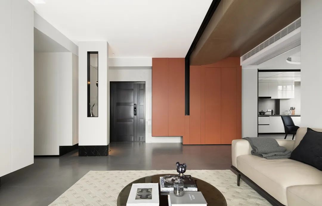 130㎡ 温暖大宅 以橙起意，予生活诚意满满