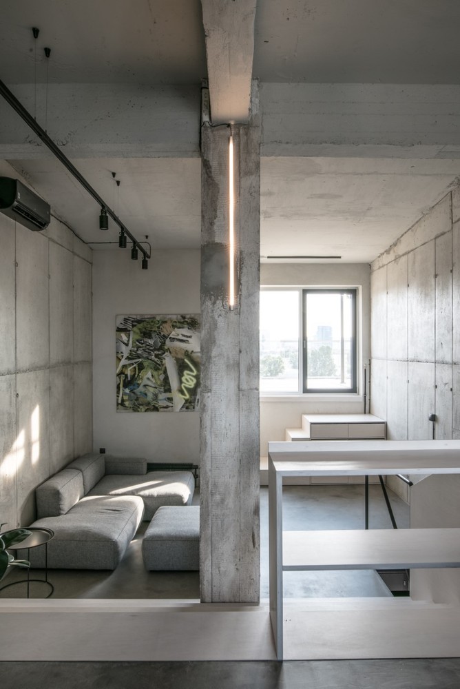 73平米loft工业风公寓