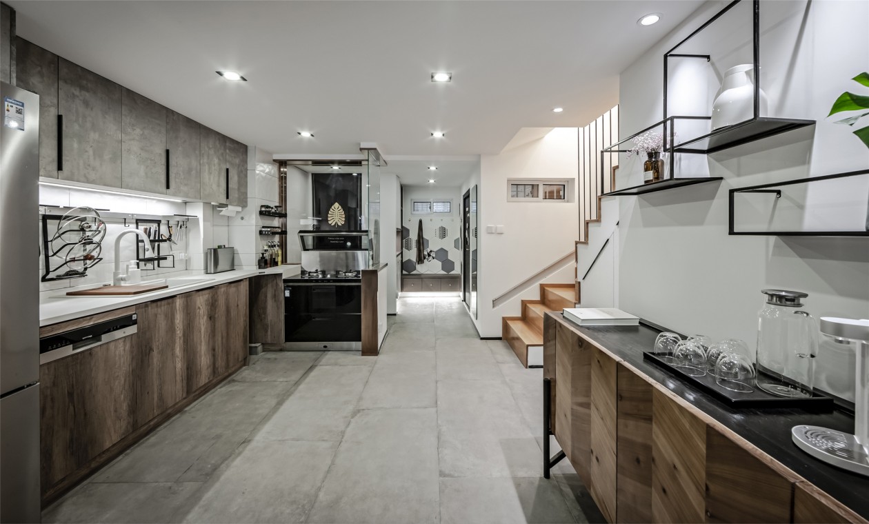 90㎡复式LOFT现代北欧轻工业混搭