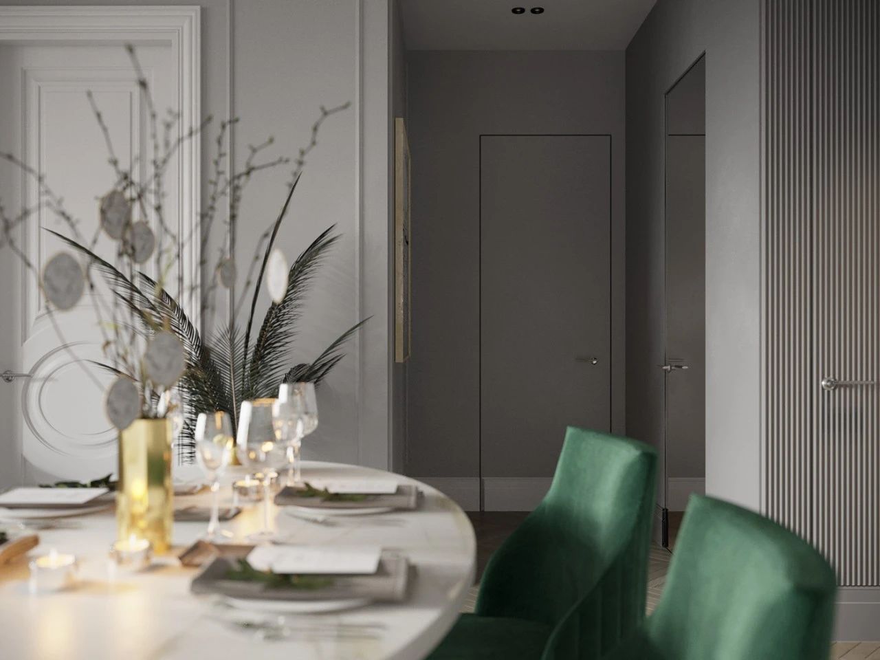 清新蓝绿色公寓，打造出腔调十足的时尚质感！