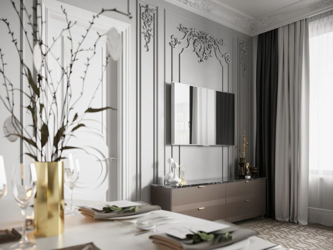 清新蓝绿色公寓，打造出腔调十足的时尚质感！