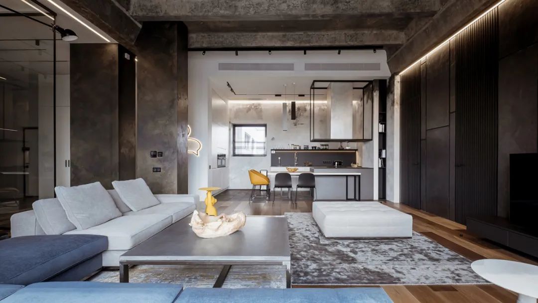 136m&sup2;私宅设计，工业风居然可以如此清新。
