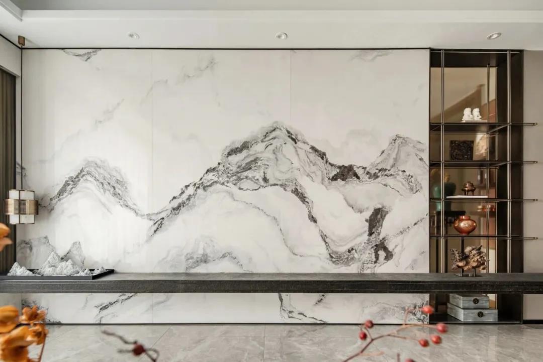 107㎡的新中式三房，充满诗意的&ldquo;山水&rdquo;美家！