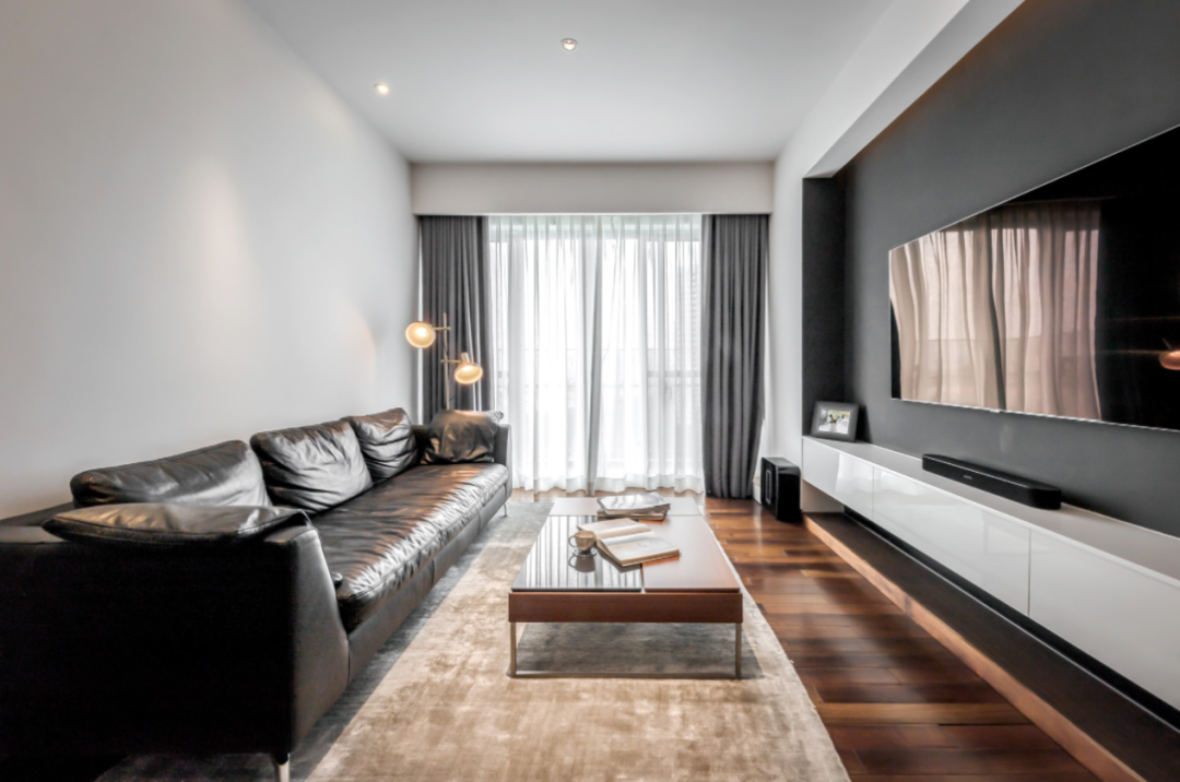 120㎡新房，次卧改书房，无主灯设计客厅，高级感十足