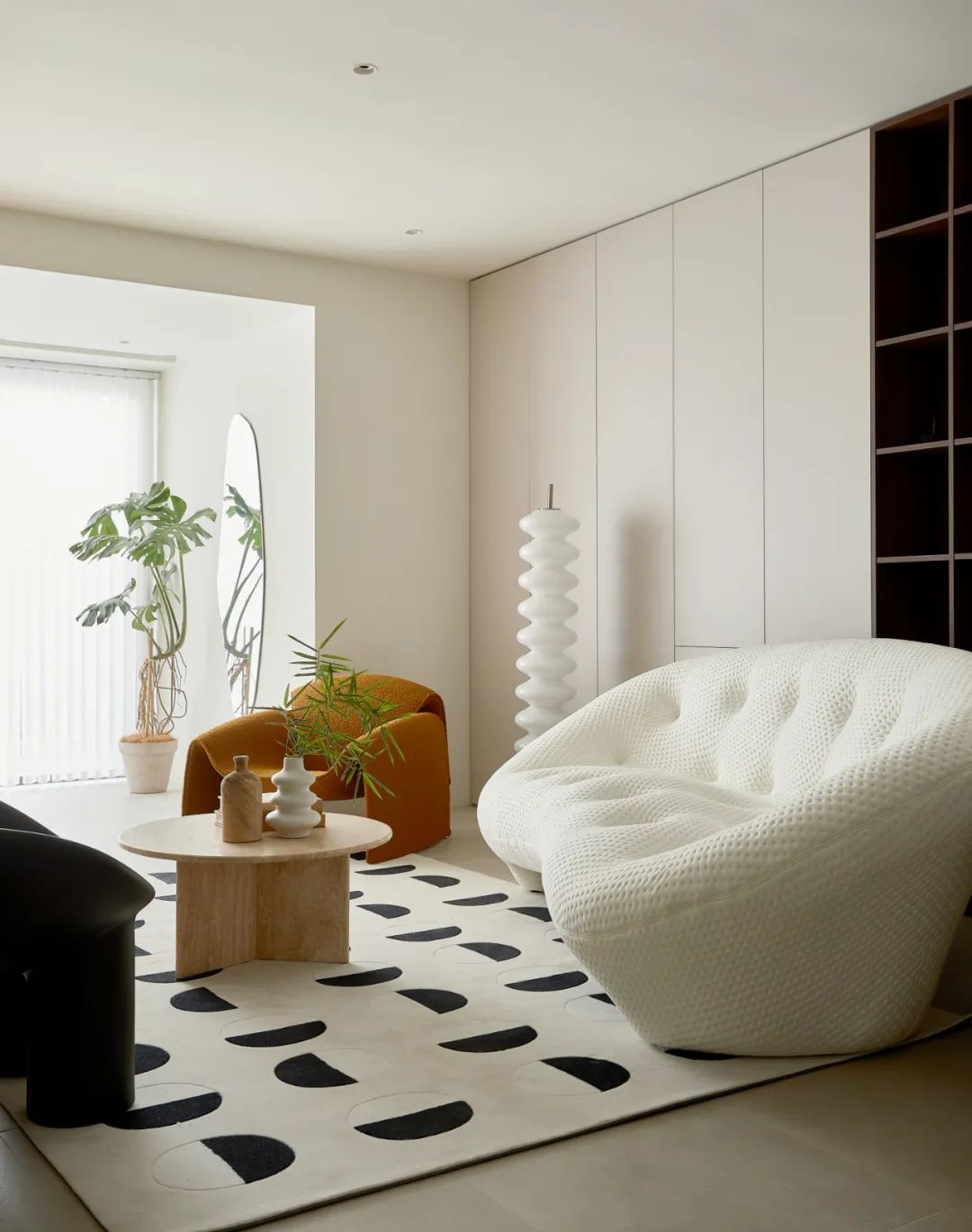 120㎡三代同堂，全屋浅色设计，弱采光一楼也敞亮！