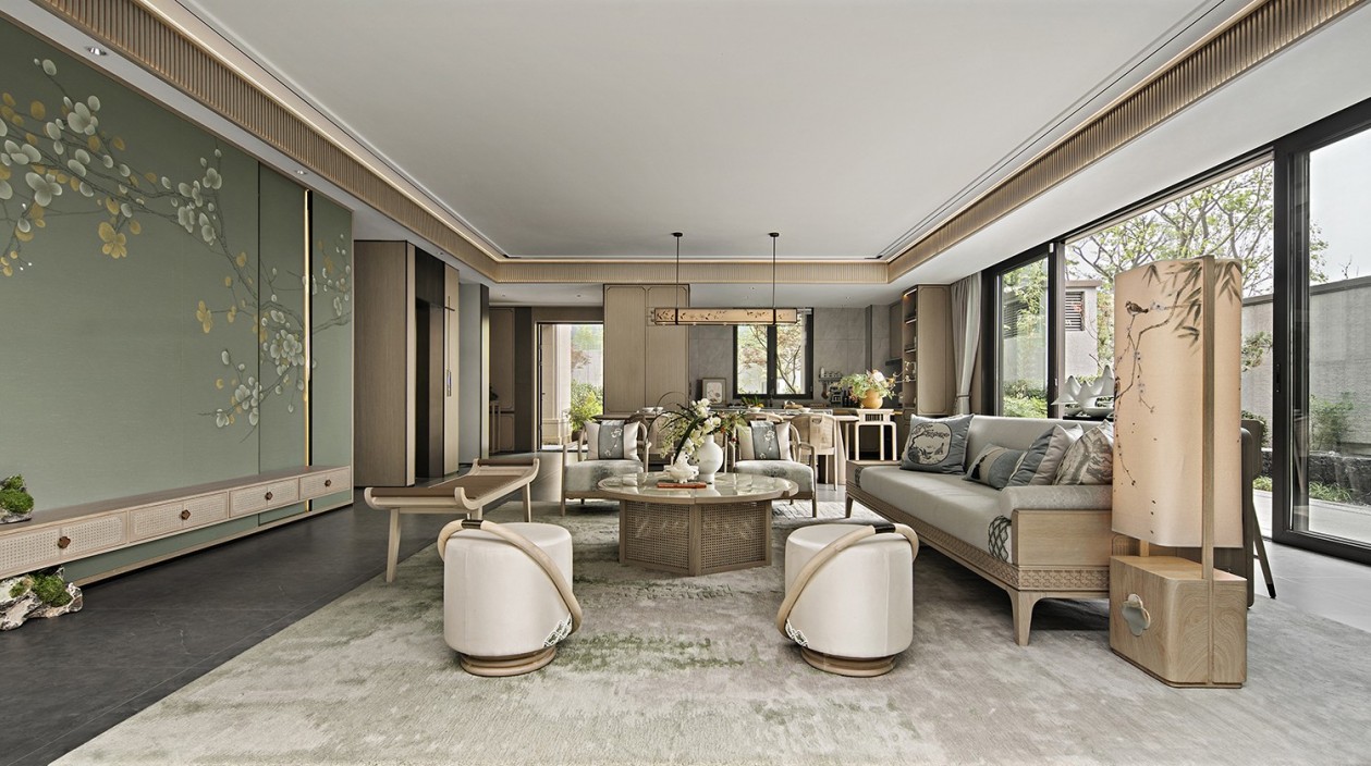 350㎡中式叠墅，简洁韵味，悠然雅致！