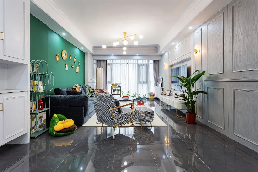 130㎡复古轻奢：Life in color，ins轻奢风的干净简洁