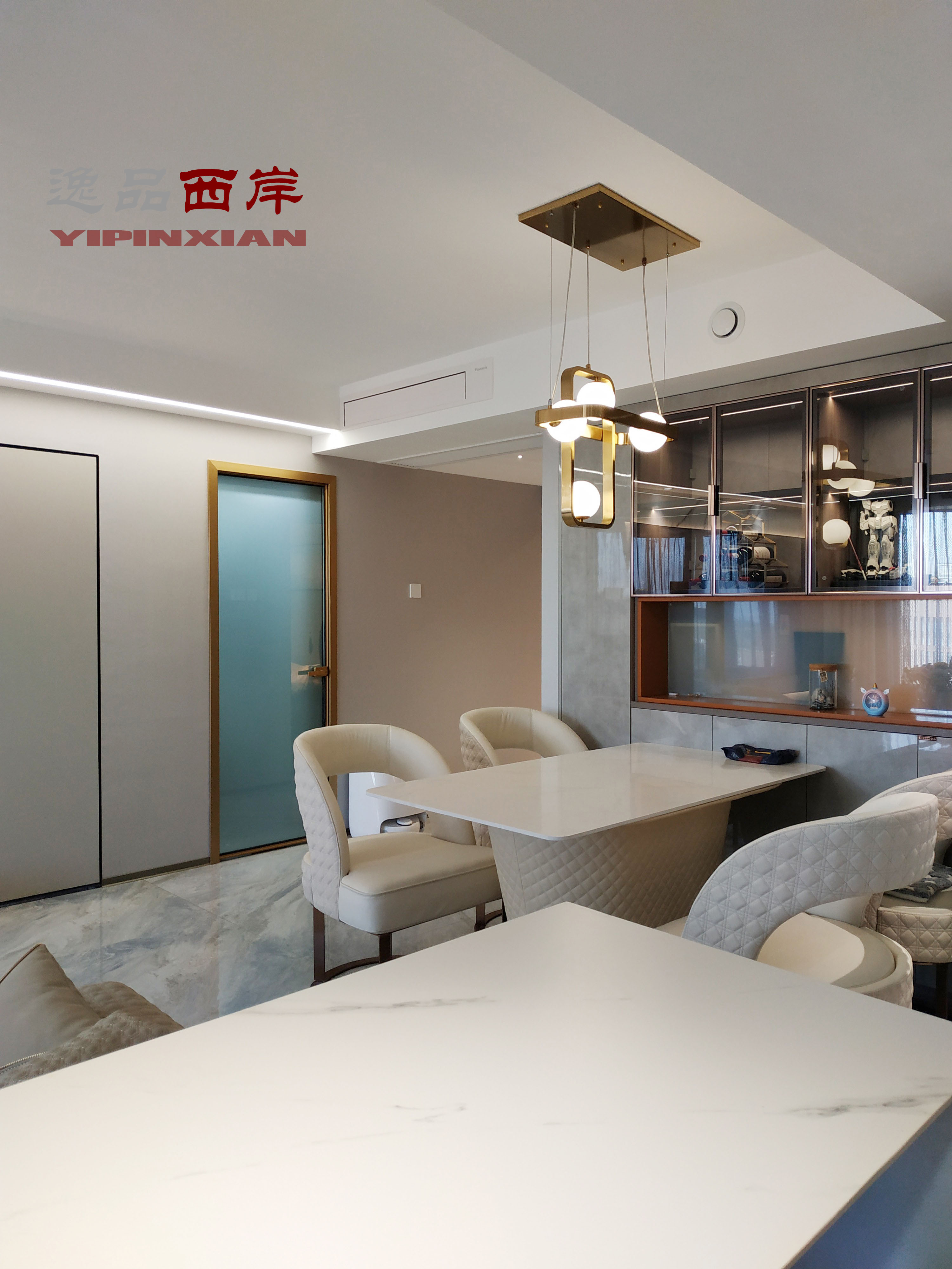 设计师高顺实景方案作品展示：两居实景轻奢展示