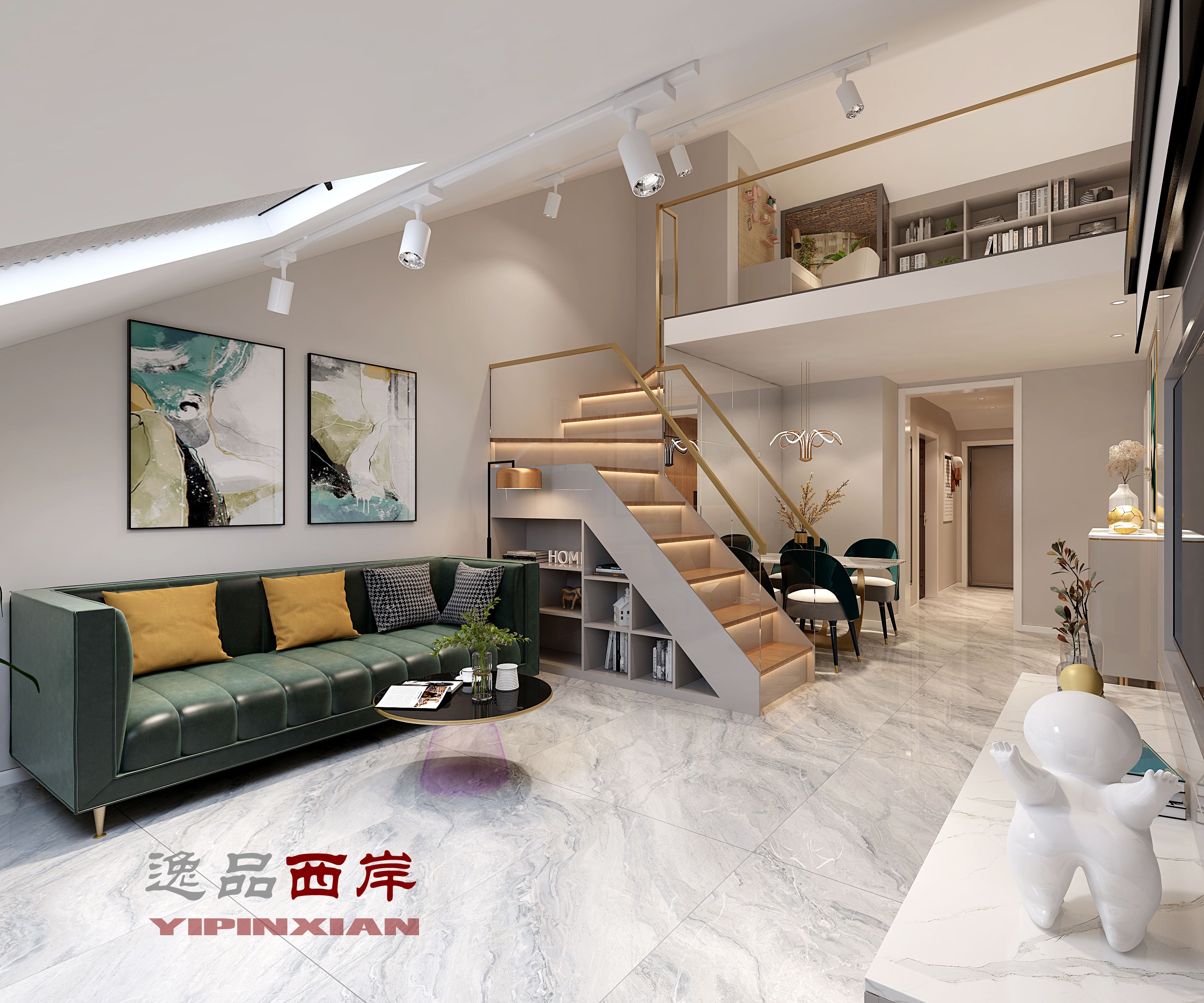 原始两室一厅的格局，斜坡顶，搭建阁楼设计方案