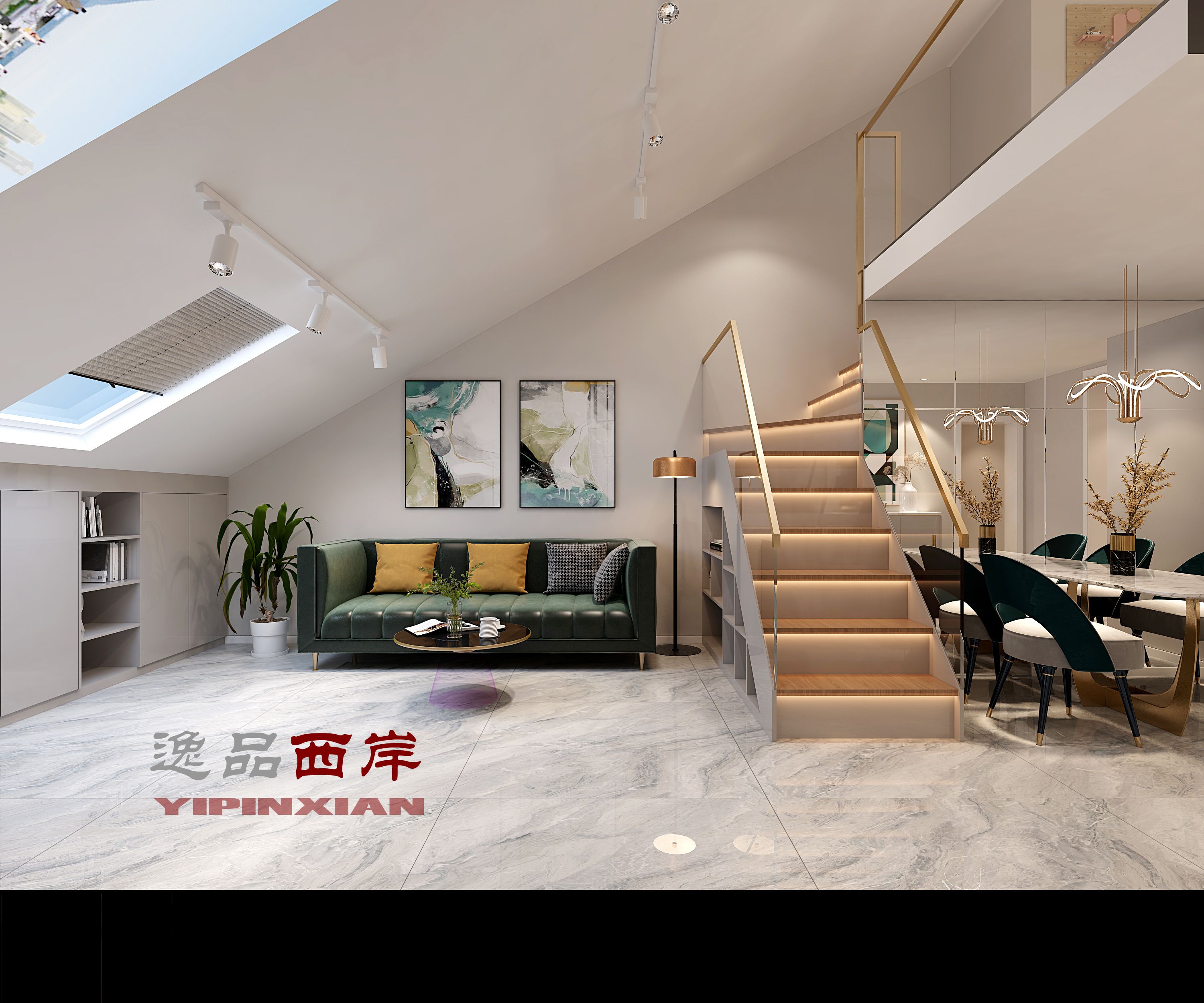 原始两室一厅的格局，斜坡顶，搭建阁楼设计方案