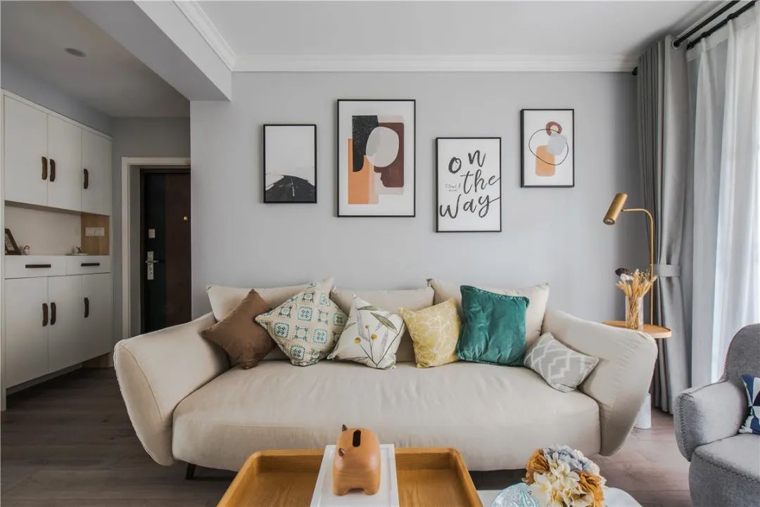 小户型必看！85㎡现代简约两居，这样设计好温馨