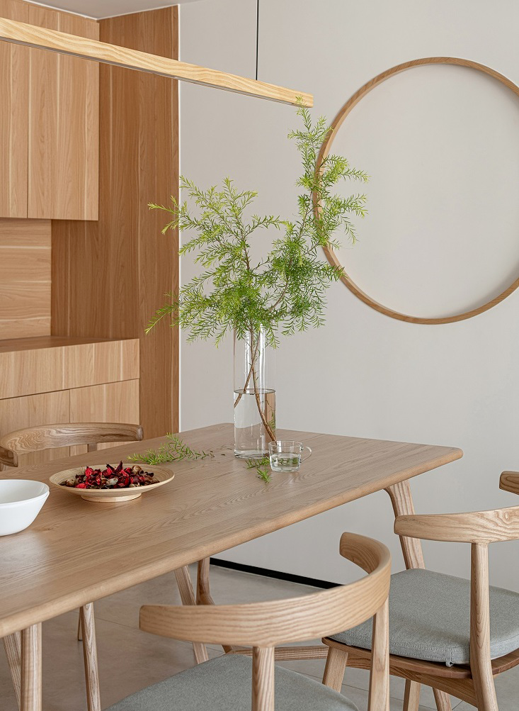 130㎡日式3室2厅，最简洁的色调搭配出自然本真的生活空间