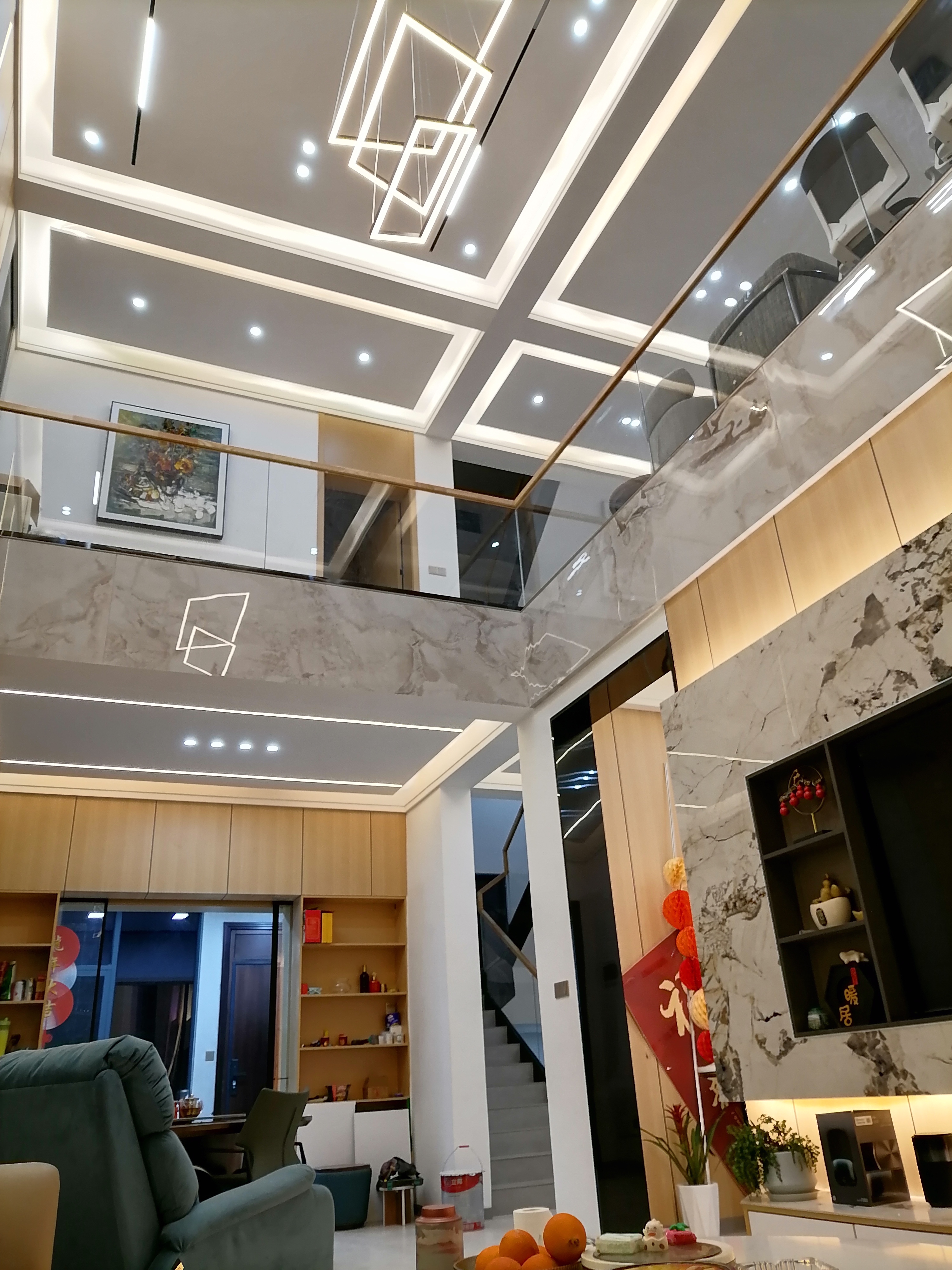 洪湖市峰口镇别墅施工完工效果图