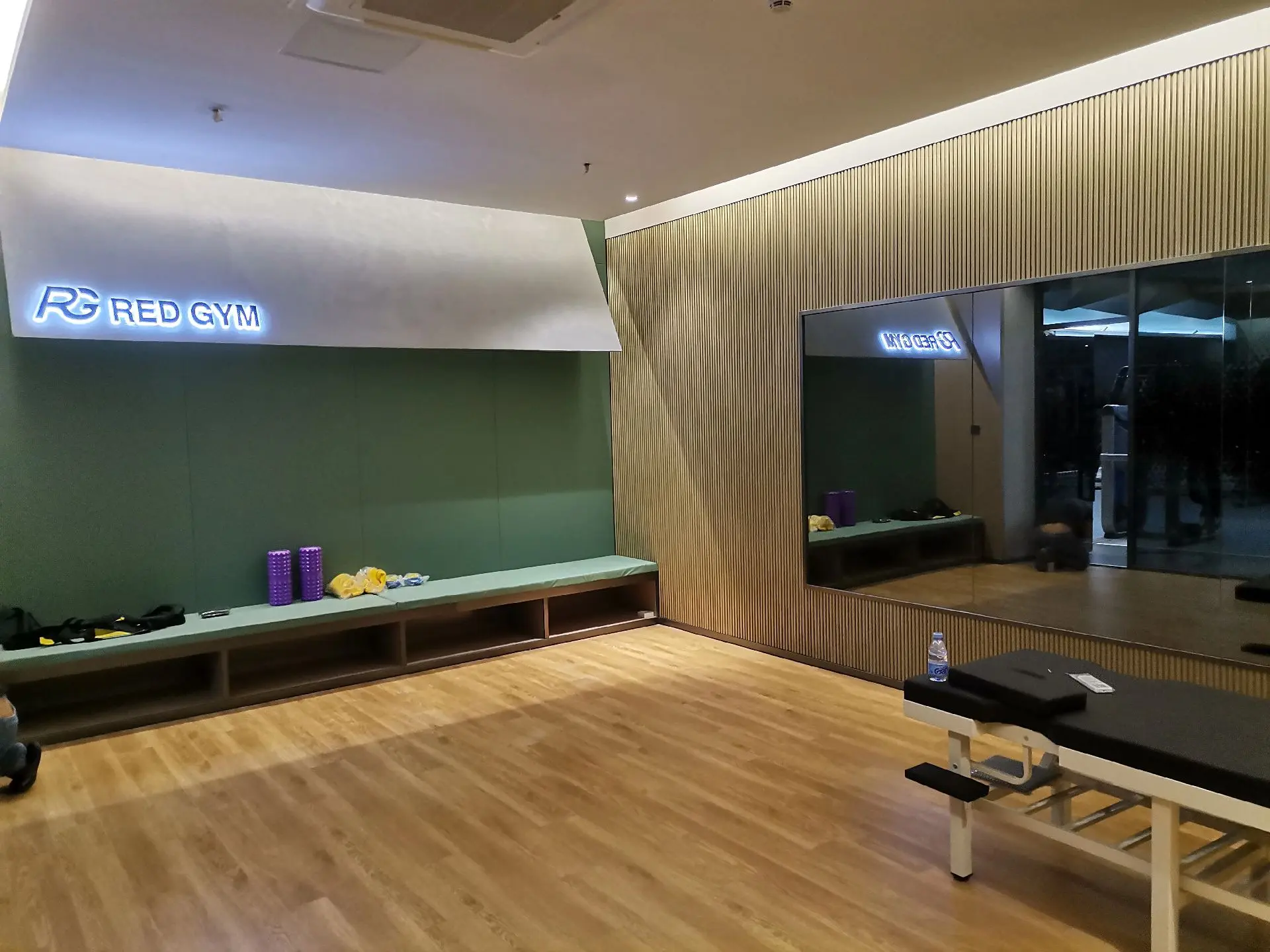 深圳锐德健身房施工完现场效果图，