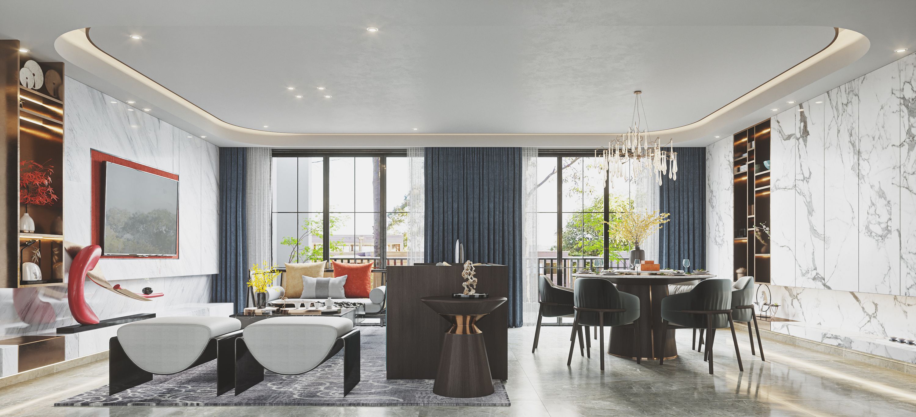 160平新中式风格