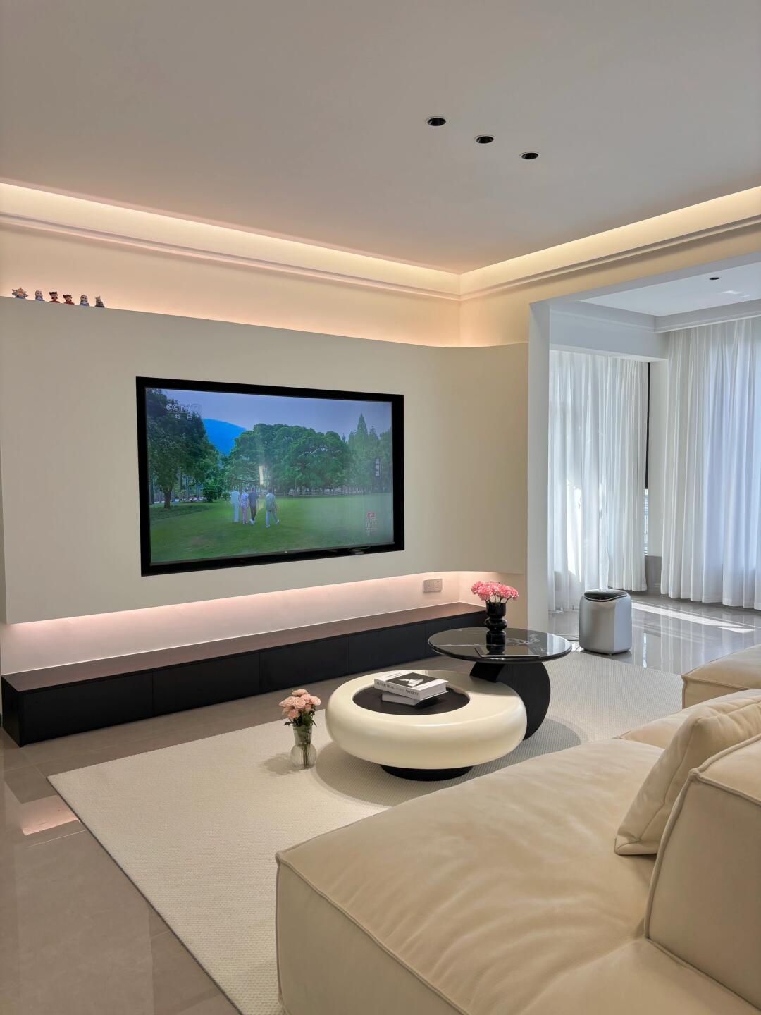 130平现代风格，简单的搭配，也可以提升装修的整体效果