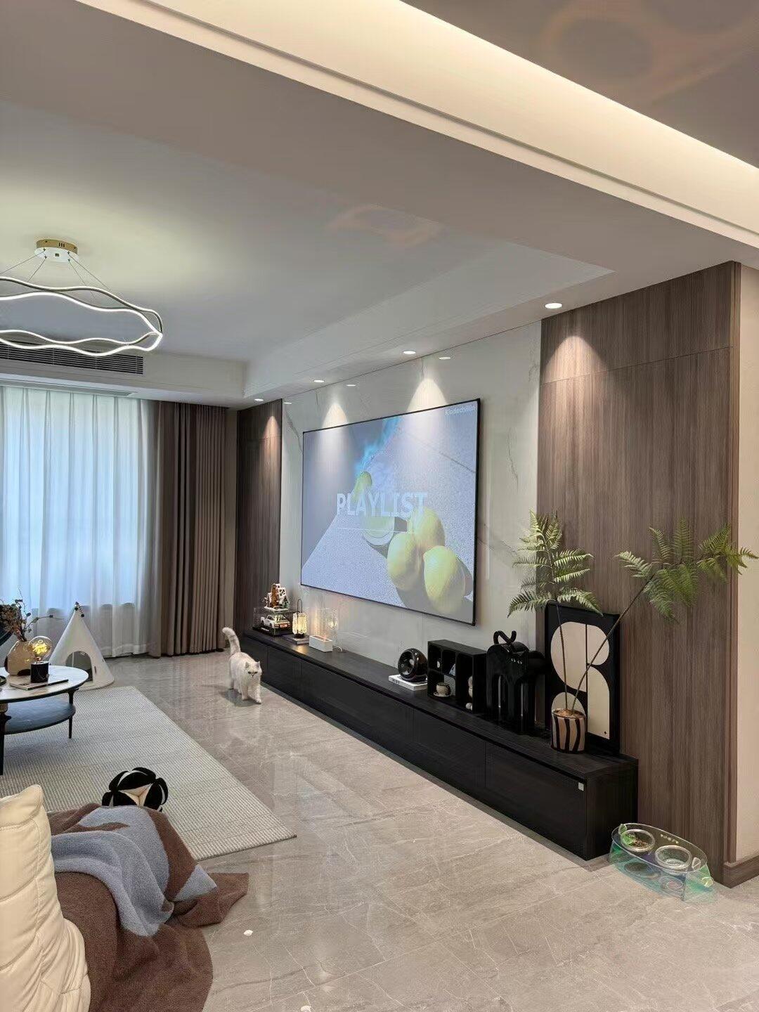 120平 现代风格，整体简约大气又不容易过时