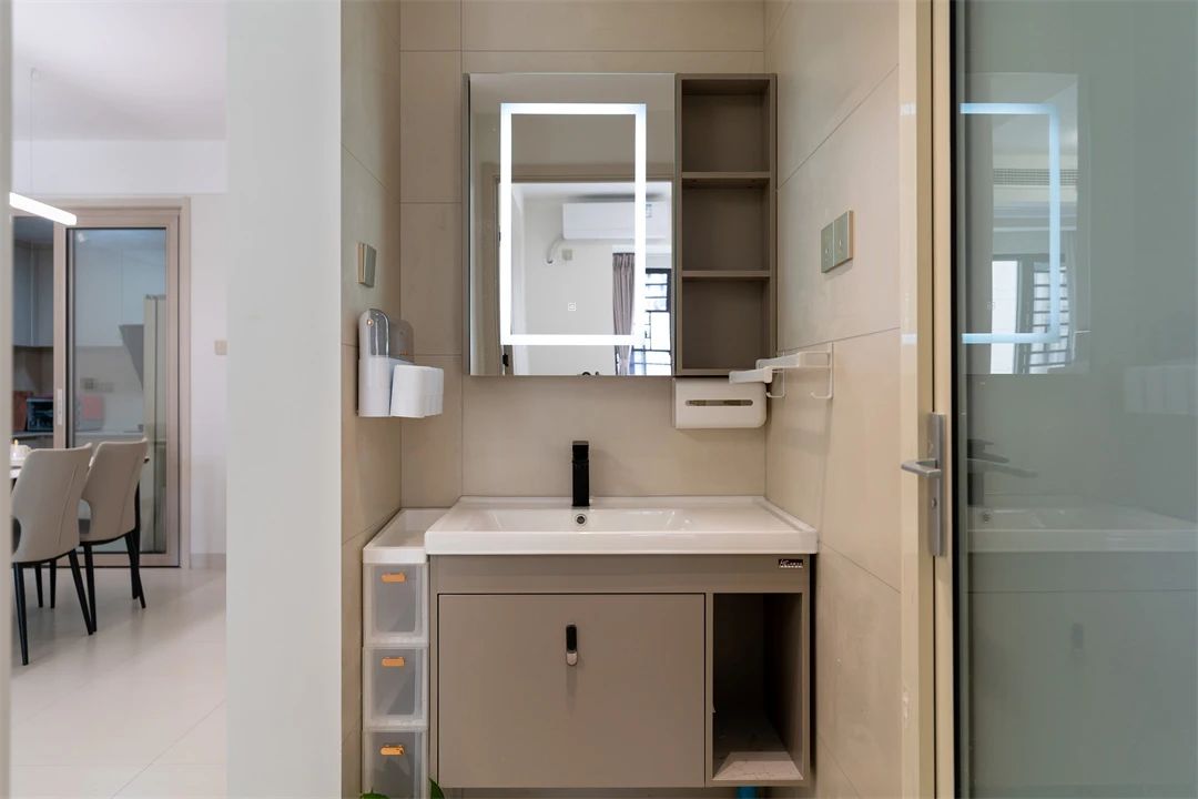  87.5㎡简约奶油：将空间打开，小户型也实现空间自由！