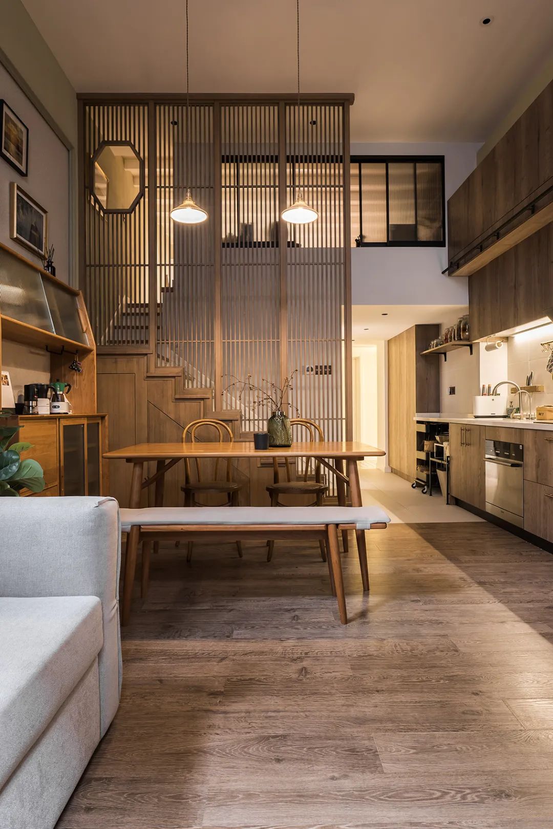 54㎡旧房改造，中古风 +现代风，烟火巷弄里的的双面气质！