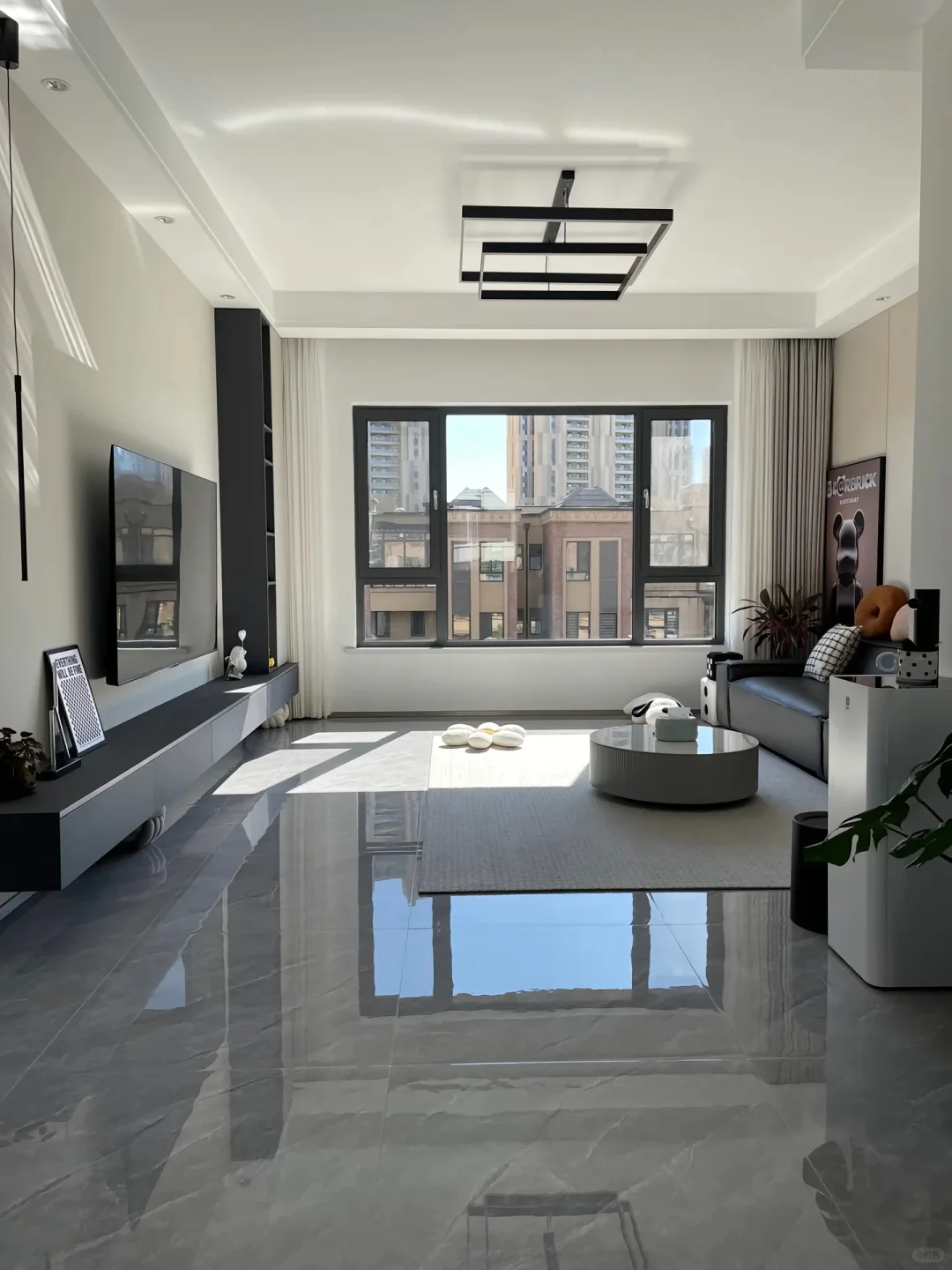 120平现代风格，简单的搭配，也可以提升装修的整体效果