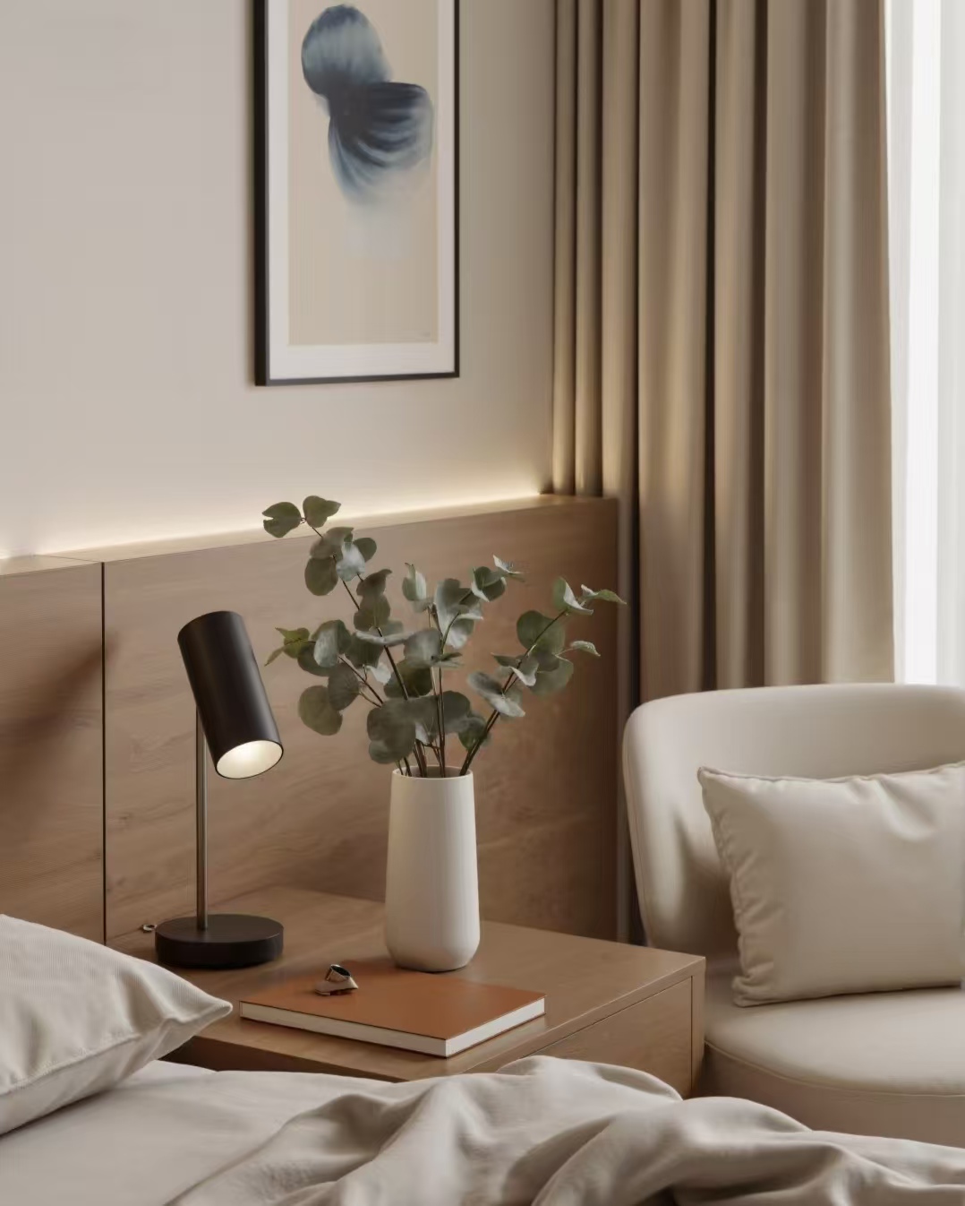 150奶油风原木风