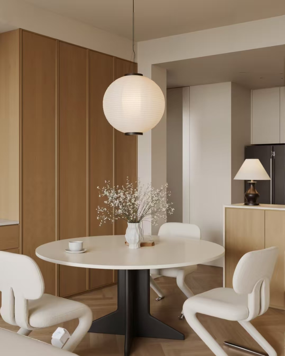 150奶油风原木风