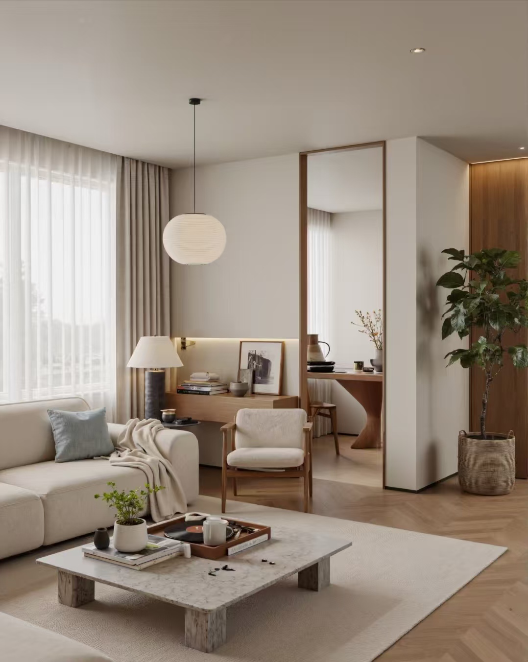 150奶油风原木风