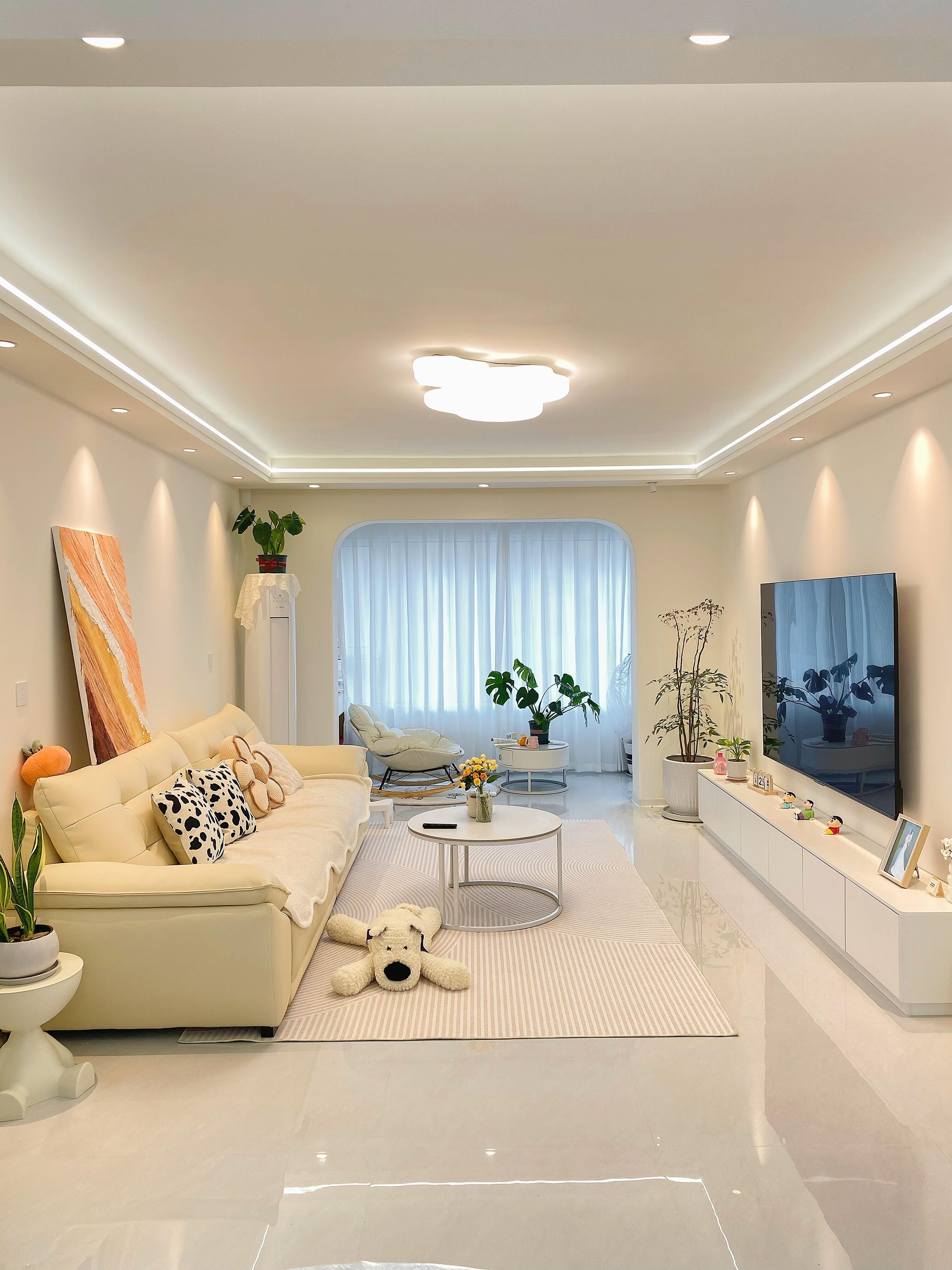 110平现代风格，简单的搭配，也可以提升装修的整体效果