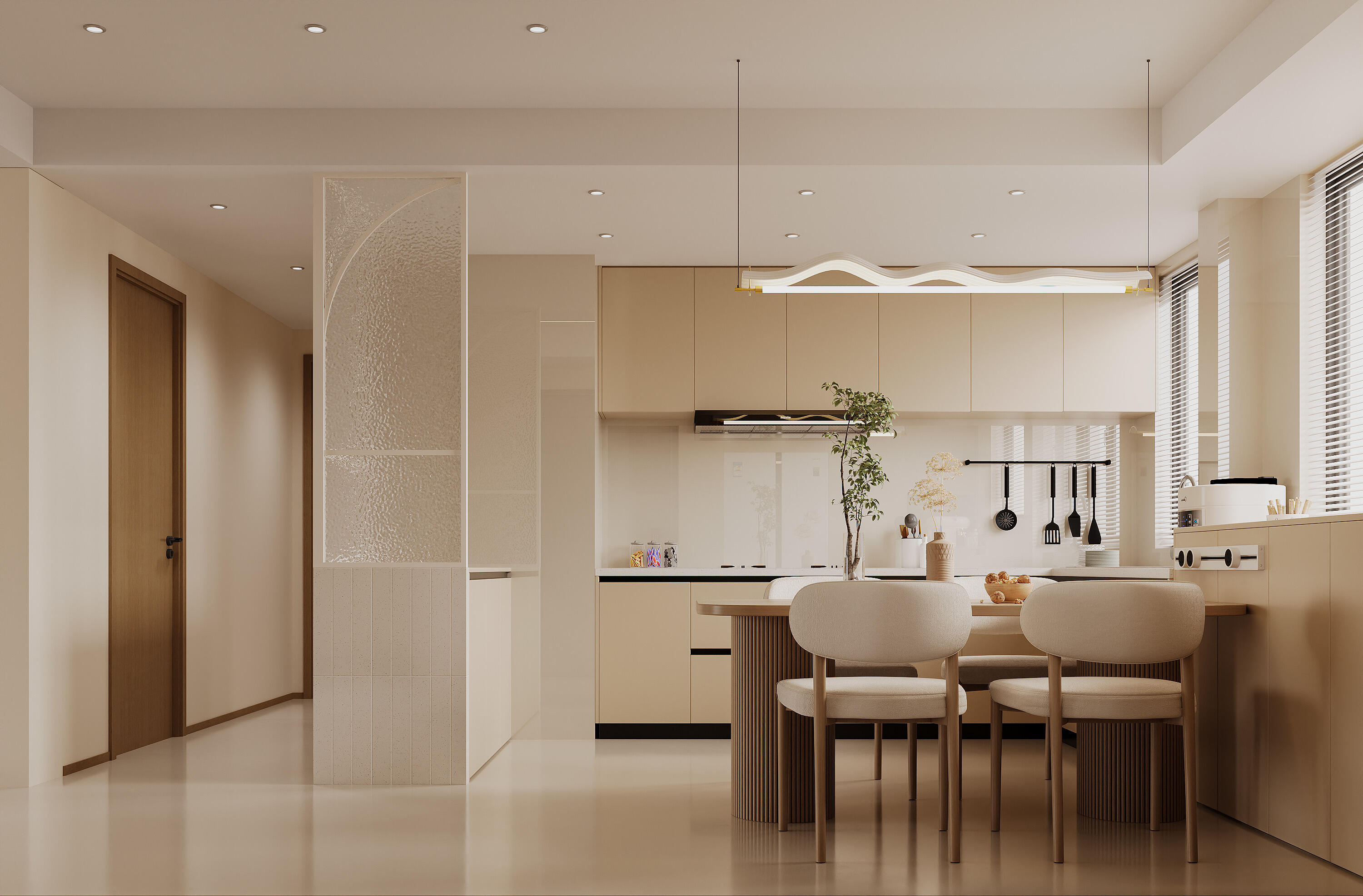 130平原木奶油风