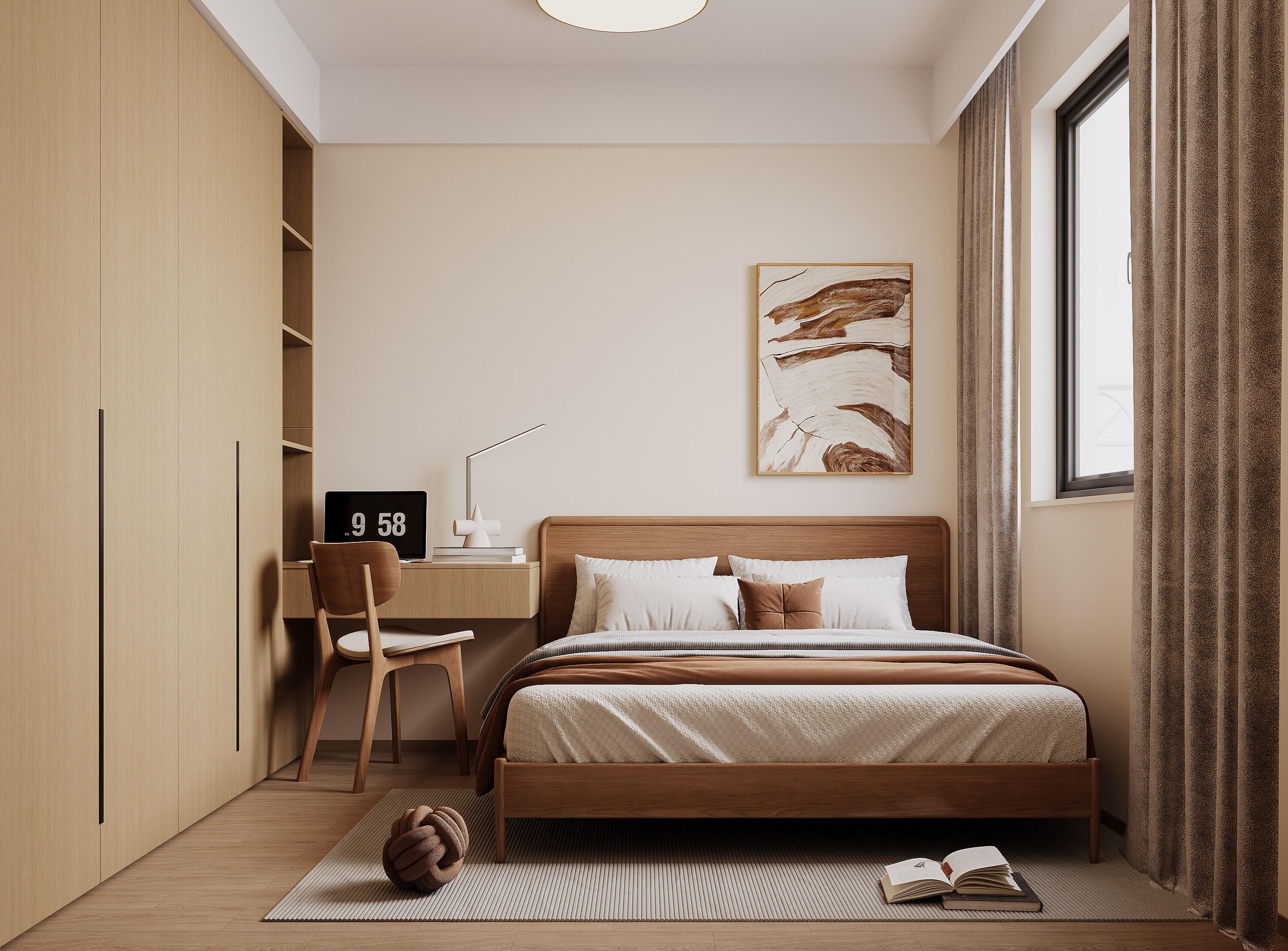 130平原木奶油风