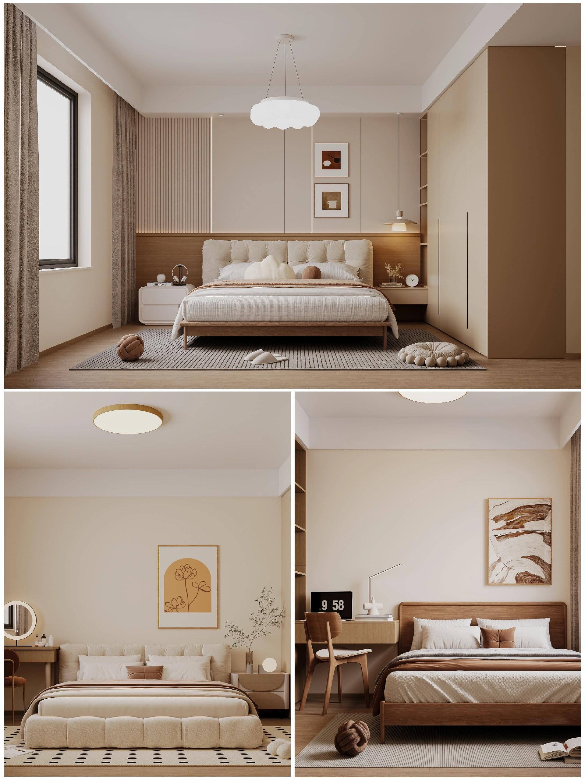 130平原木奶油风