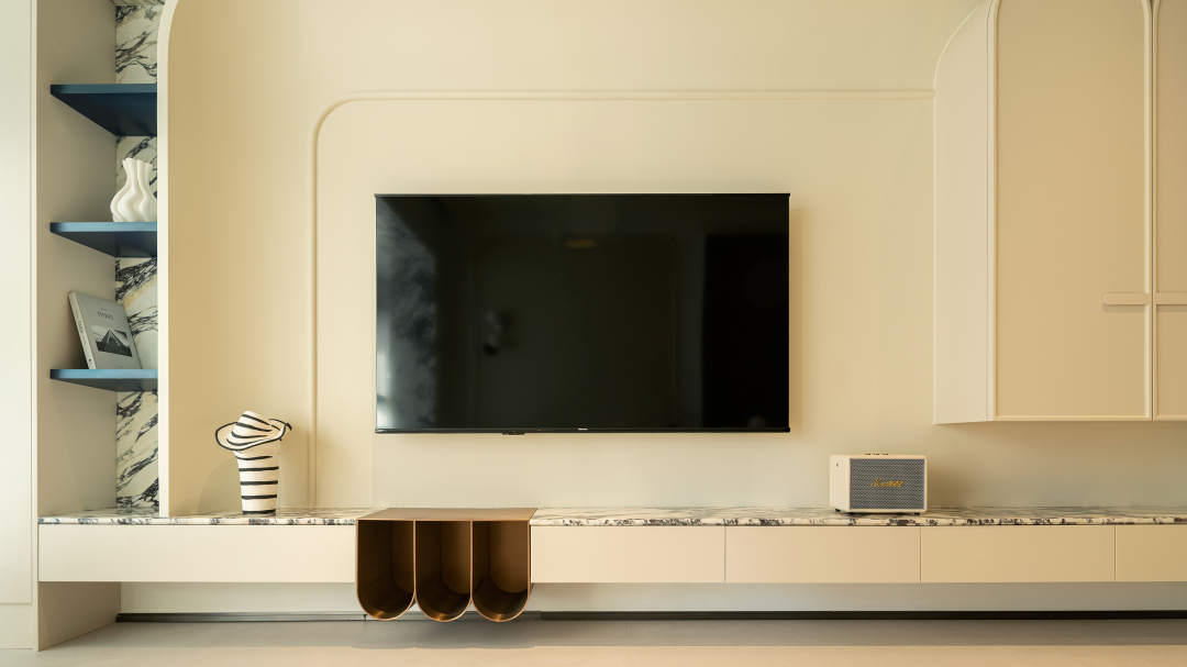 120㎡法式奶油风，弧形元素+可可蛋奶，入目皆是软糯与温柔！