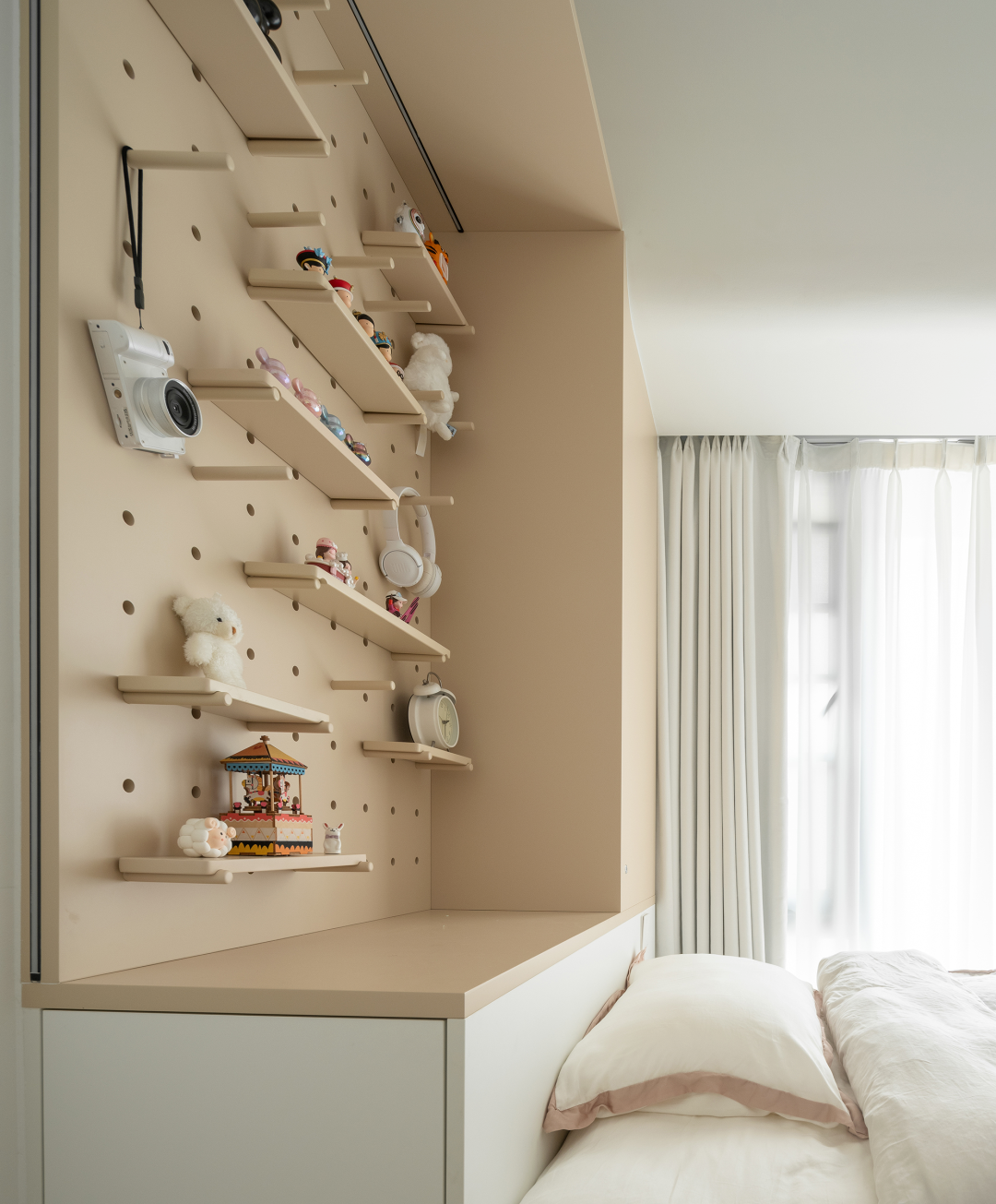 120㎡法式奶油风，弧形元素+可可蛋奶，入目皆是软糯与温柔！