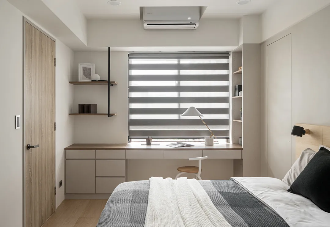 73㎡北欧风小户型，全屋大白墙+木质家具，干净又清爽