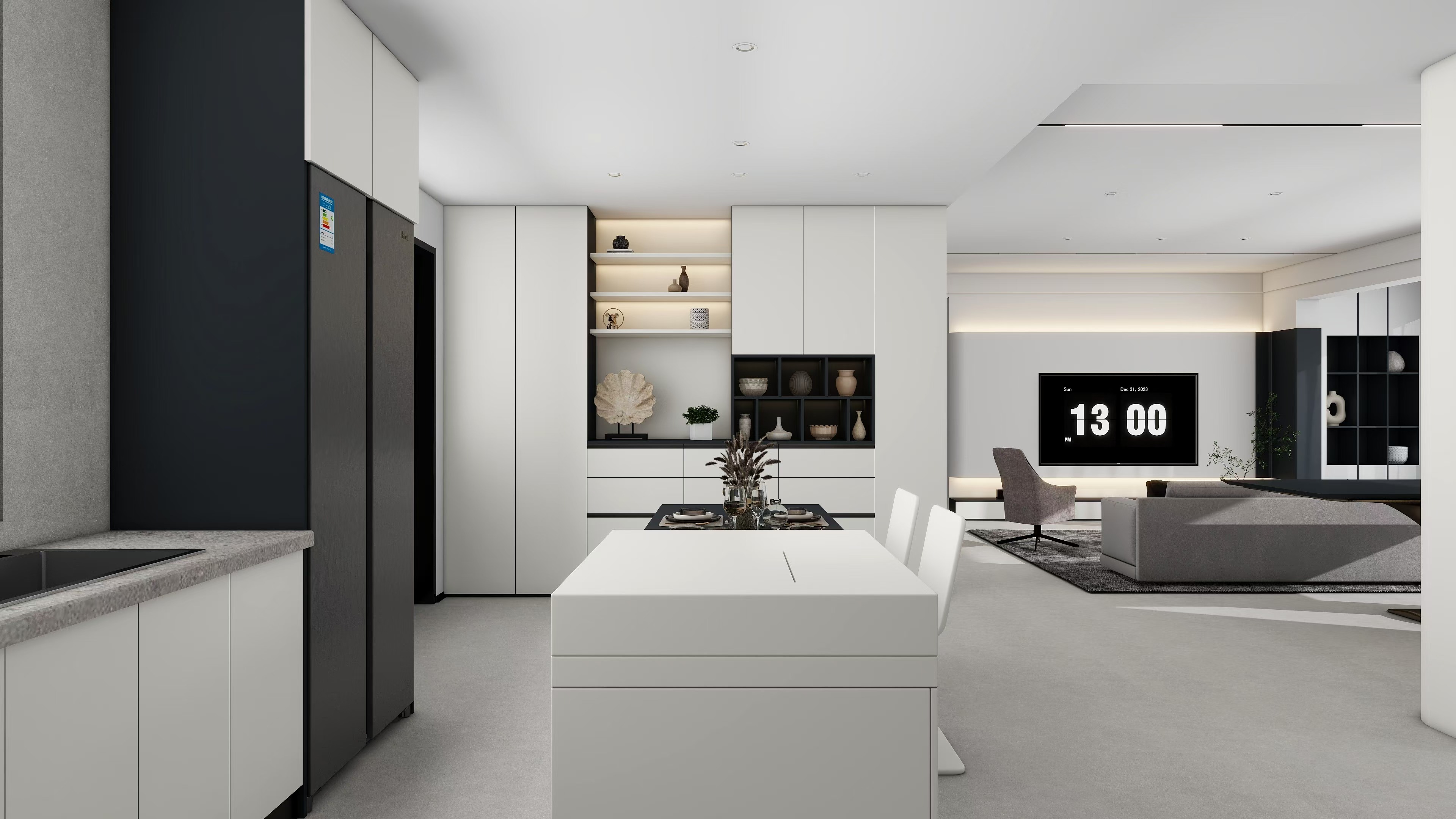 中集国际180  极简黑白灰，简约的奢华