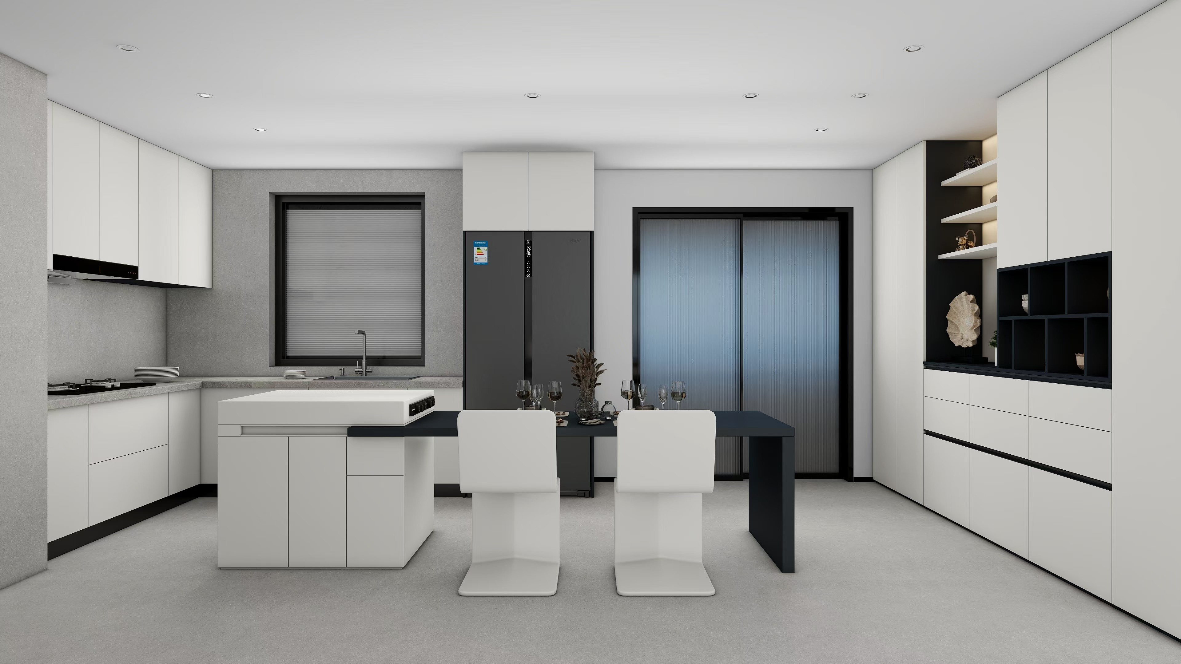 中集国际180  极简黑白灰，简约的奢华