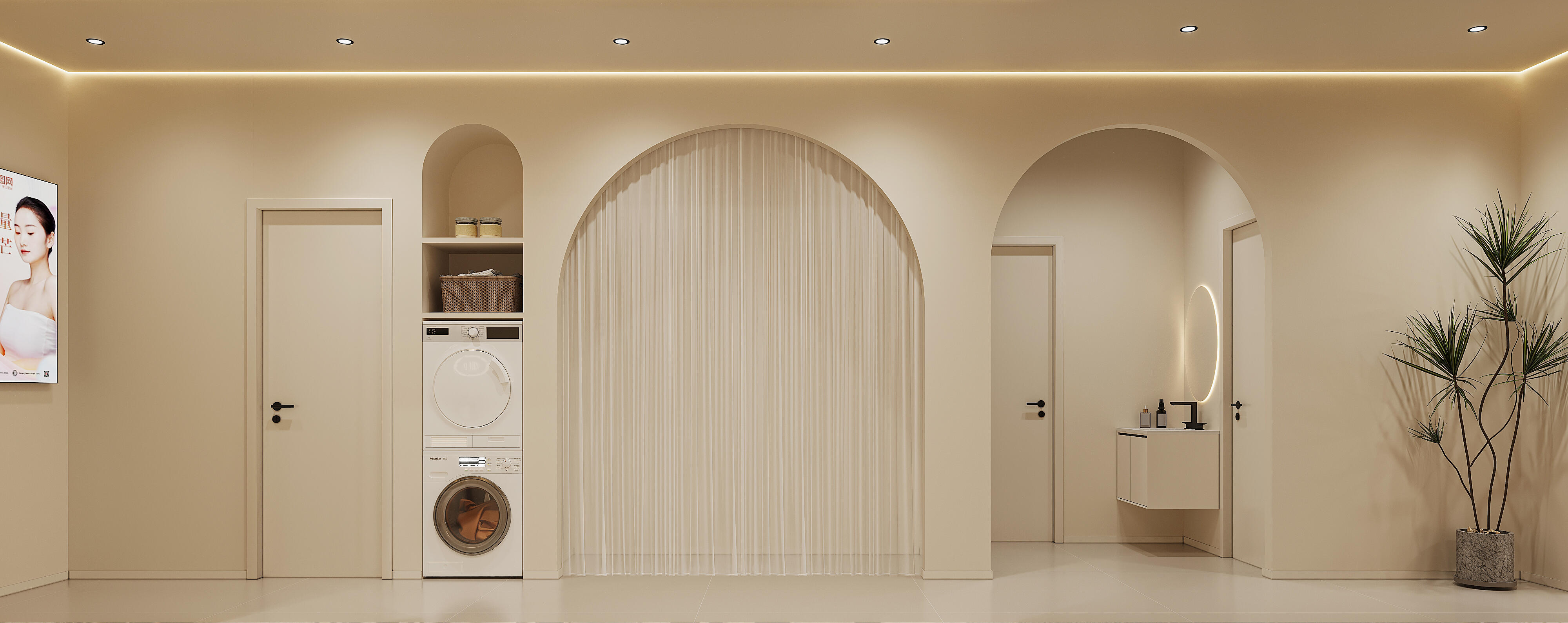 200平美容院装修