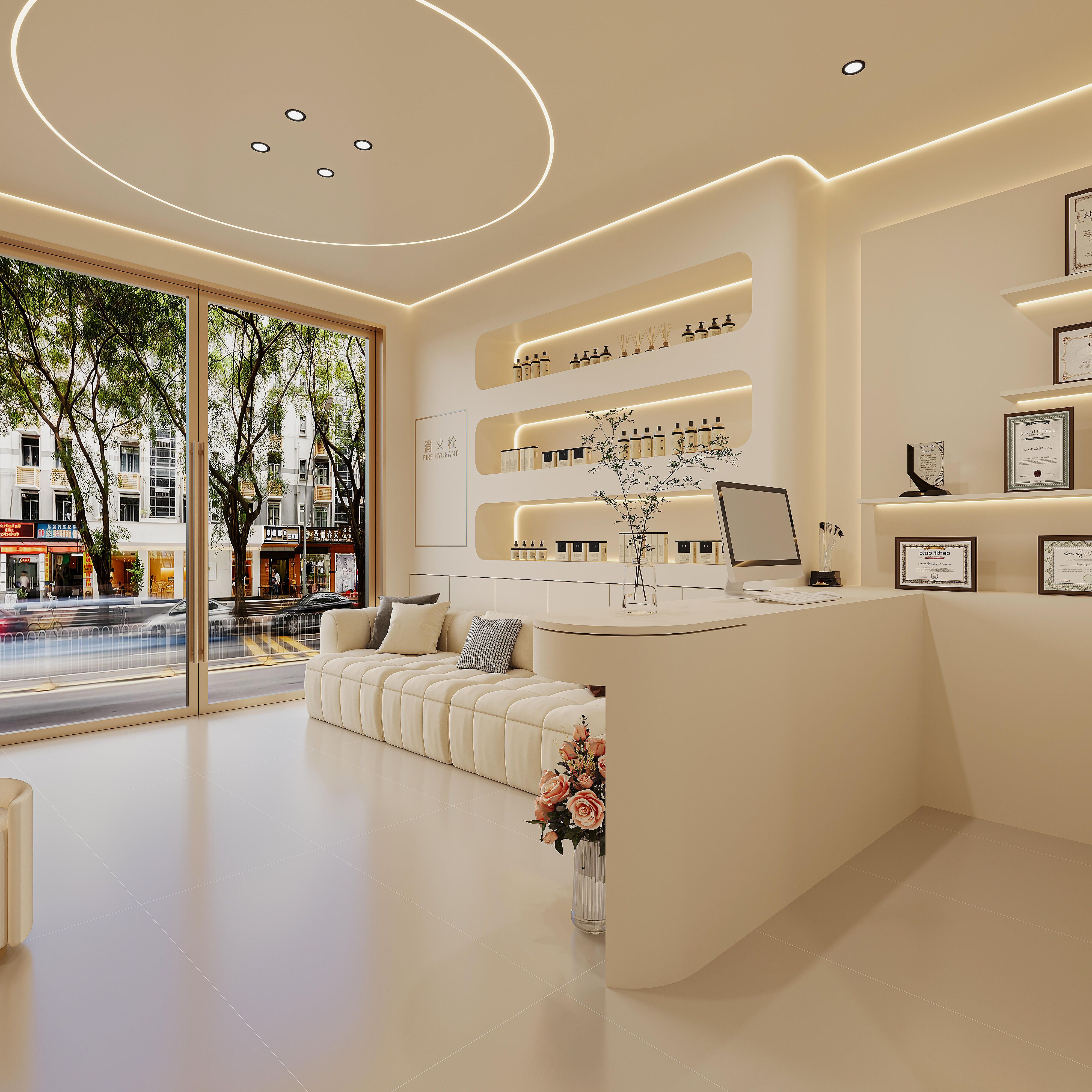 200平美容院装修