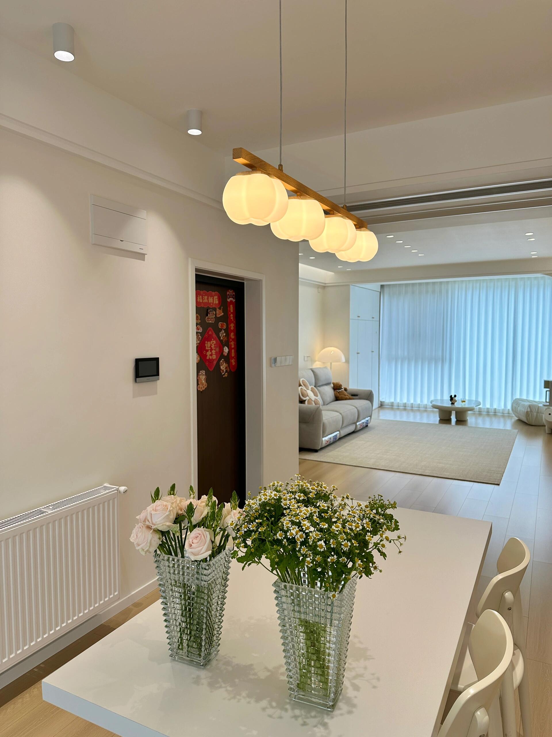 97平旧房改造极简奶油风落地！！！