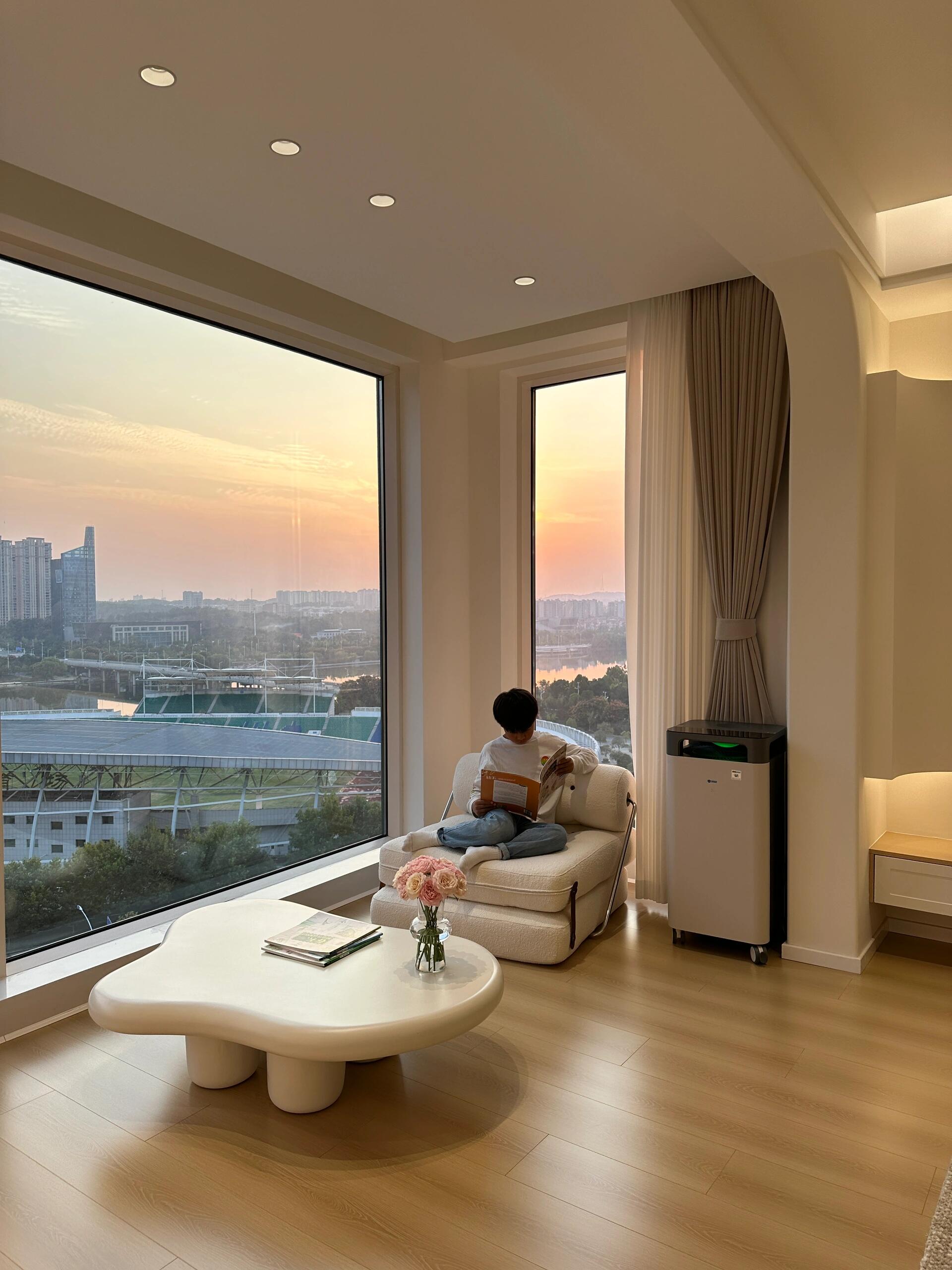 97平旧房改造极简奶油风落地！！！