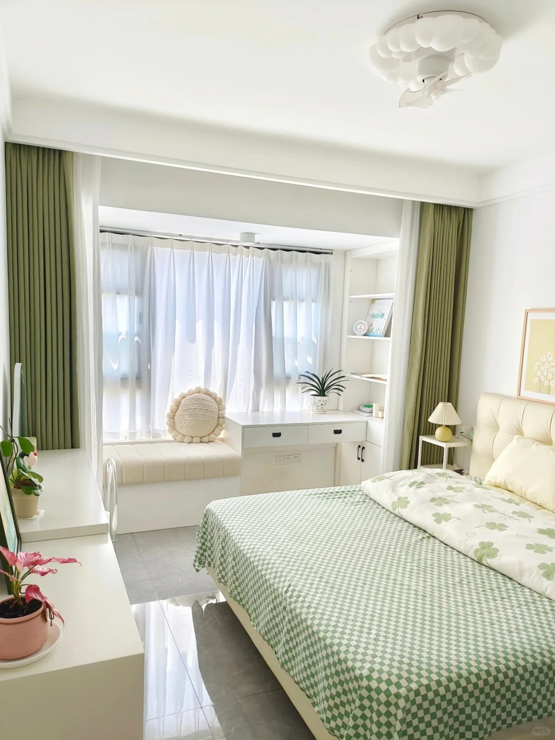 120平油漆工完工案例分享 ，穷装，简单刮个大白墙！