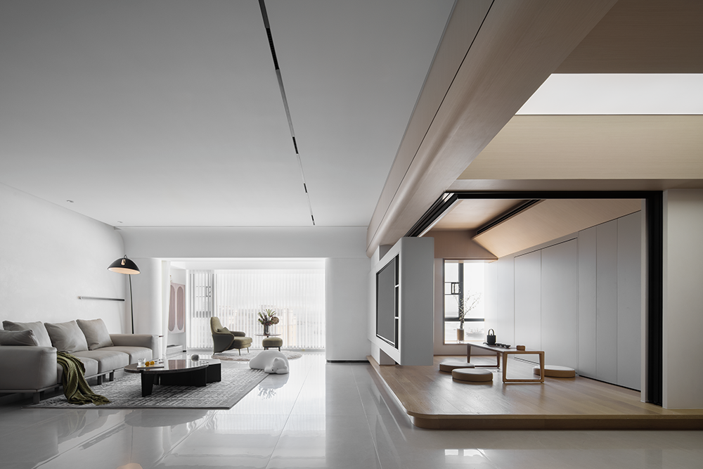 160㎡简约公寓，单色调打造的高级感！