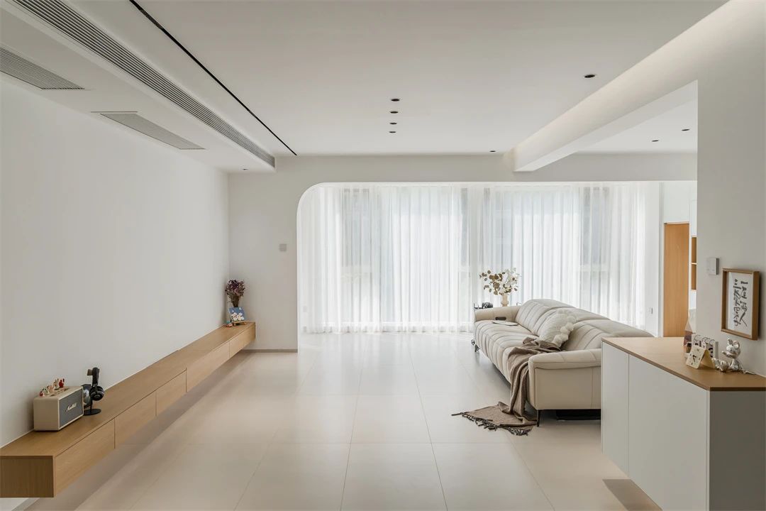 120平简约风格，简约用色搭出温情，越简单反而越高级！