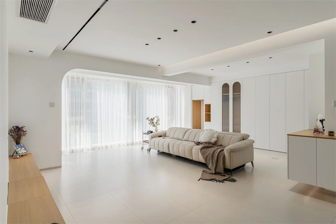 120平简约风格，简约用色搭出温情，越简单反而越高级！