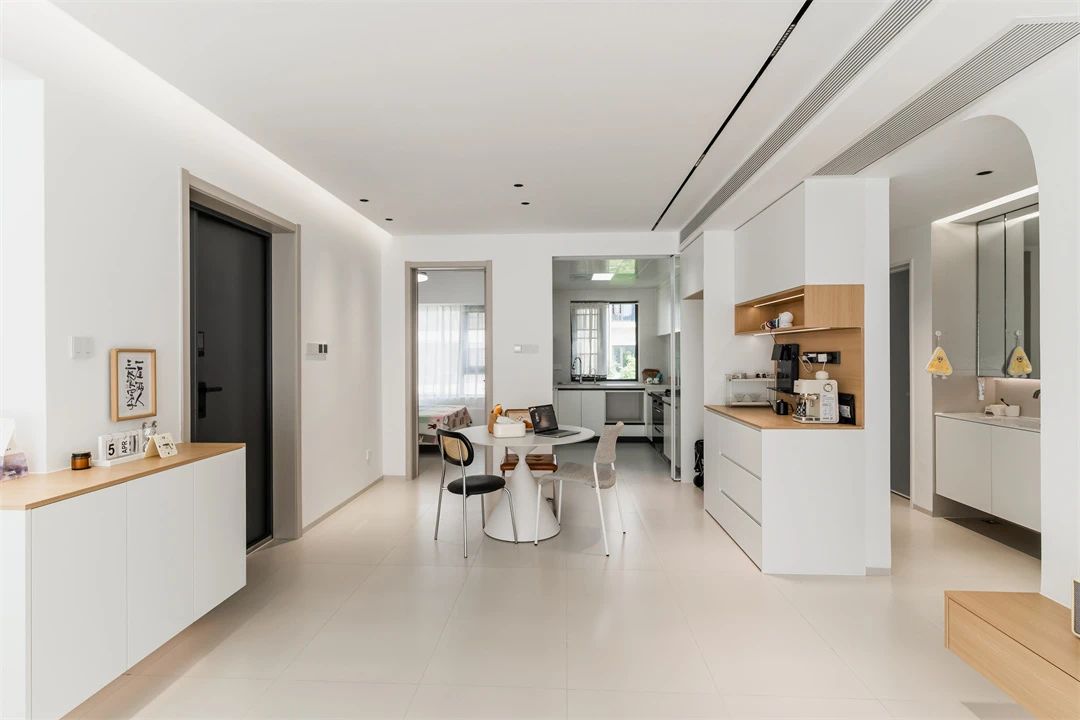 120平简约风格，简约用色搭出温情，越简单反而越高级！