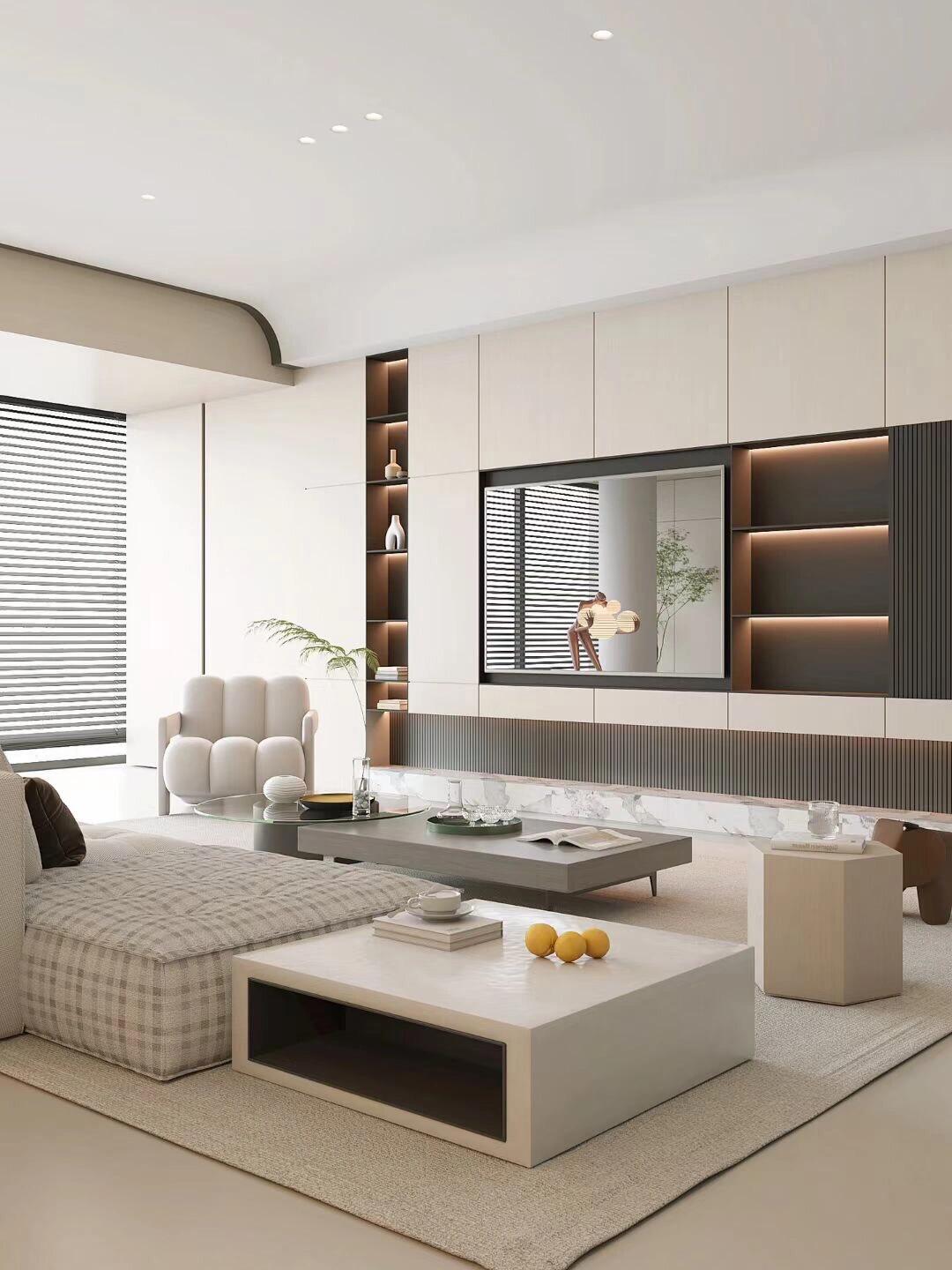 127平简约风格，简净的低饱和色系，诠释结构与色彩之美！