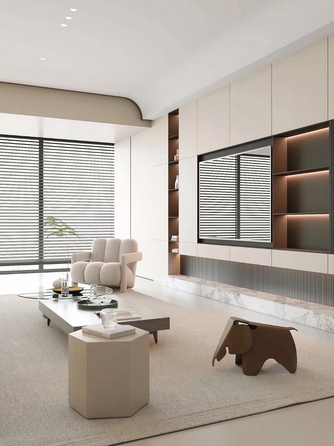 127平简约风格，简净的低饱和色系，诠释结构与色彩之美！