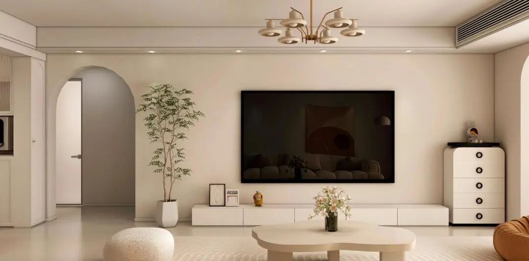 110平现代奶油风｜生活的理想就是为了理想的生活！